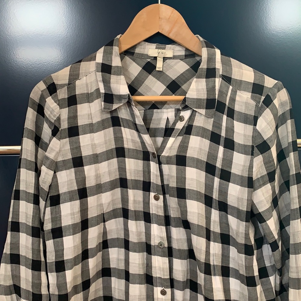 Joie plaid light button up